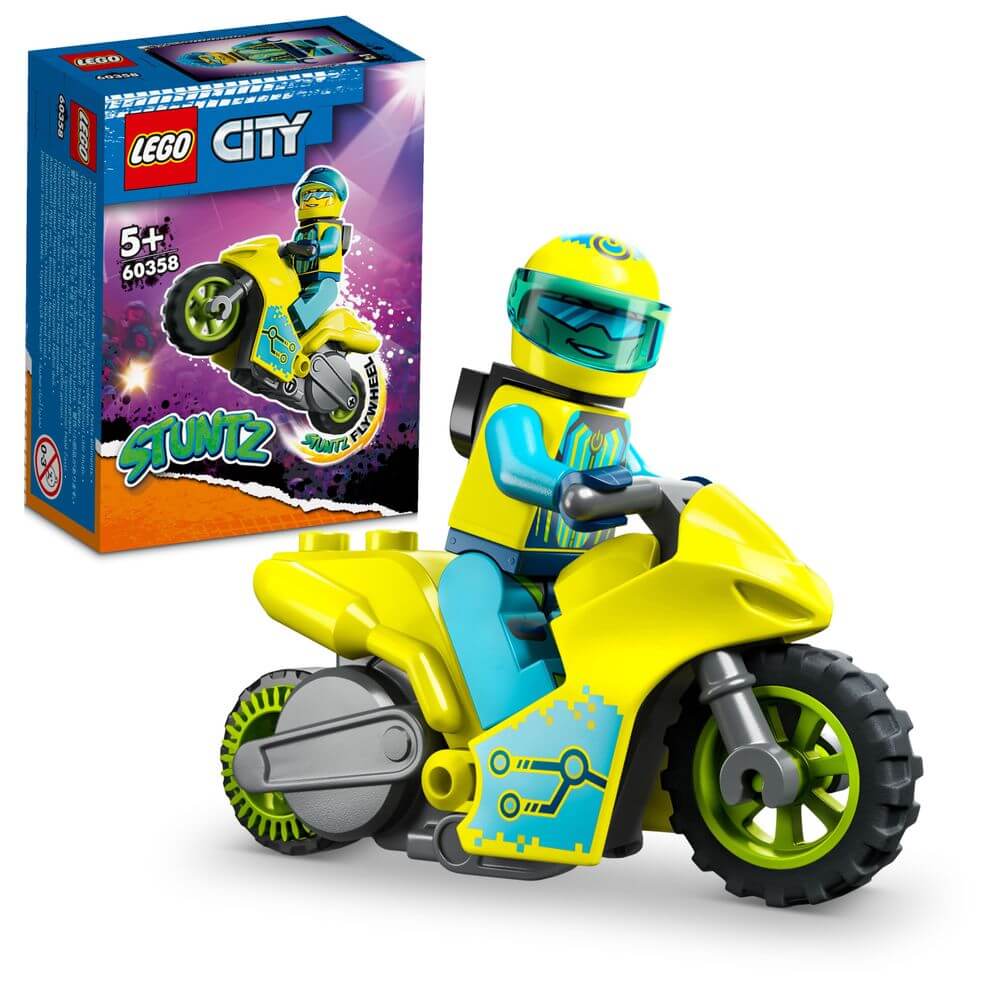 Lego 60358 moto acrobatica cibernauta